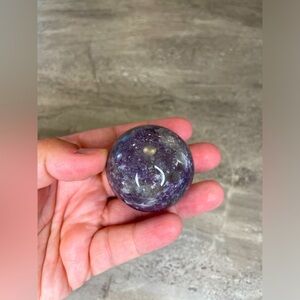 Lepidolite Crystal Sphere